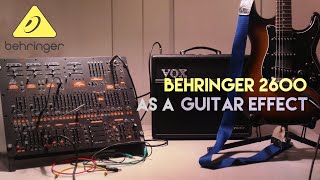 Behringer 2600 as a guitar effect [upl. by Herr]