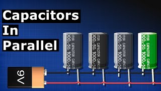 Capacitors in Parallel  calculations electronics engineering [upl. by Eidnak]