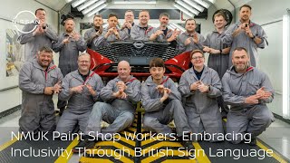 NMUK Paint Shop Workers Embracing Inclusivity Through British Sign Language [upl. by Jabe]