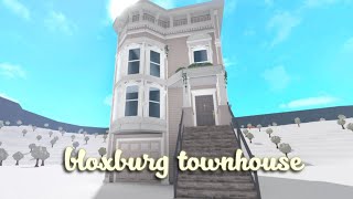 building a TOWNHOUSE in bloxburg [upl. by Schaeffer]