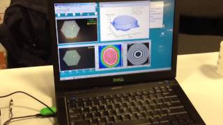 ShackHartmann Wavefront Sensor Demonstration at SPIE Photonics West salesdmphotonicscom [upl. by Glantz419]