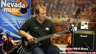 Epiphone EB0 Bass Guitar Demo [upl. by Longerich59]