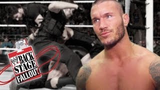 Backstage Fallout  Orton defends The Shield  Raw  December 3 2012 [upl. by Doomham]