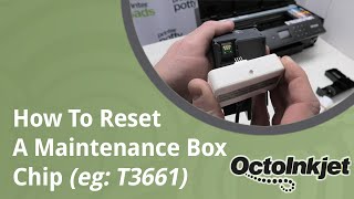 Reset Chip on Epson Maintenance Box [upl. by Bergquist]