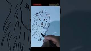 lioncub easywaytodrawalioncub HariArtschuttiDrawing lionart drawing art shortsvideo arts [upl. by Esiole687]