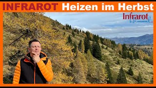 INFRAROT Heizen im Herbst  wer kennt das nicht es ist ungemütlich amp die Zentralheizung heizt nicht [upl. by Georgie733]