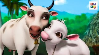 Gaiya Meri Aati Hai  Hindi Rhymes collection for Children  Infobells [upl. by Edobalo]