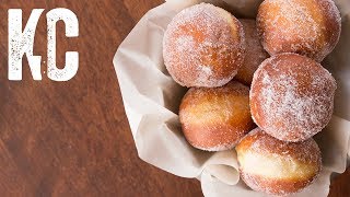 BOMBOLINI  Italian Donuts with Vanilla Pastry Cream [upl. by Akoyn]