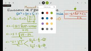 Ecuaciones de 2° grado completas ax²bxc0 [upl. by Dorkas564]