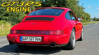 997 GT3 RS powered Porsche 964 SOUNDS INCREDIBLE [upl. by Eilyac943]