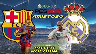 AMISTOSO PATCH POLONIA PES 2018 XBOX 360 [upl. by Papke]