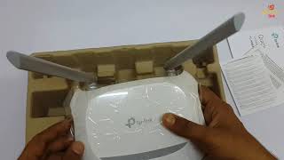 Unboxing 2 Antenna 300Mbps Wireless TPLINK Router [upl. by Ibrad]