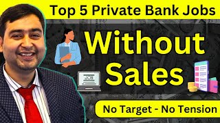 5 Bank Jobs That Dont Require Sales  Private Bank Jobs [upl. by Ahseinet]