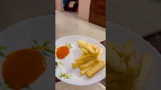 Ghar pe banaye french fries🍟🤤 nehabisht cookingfood pahadi pahadivlogger frenchfries snacks [upl. by Bolanger50]