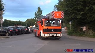 Unwetter ELW  HLF2016  LF106  DLK2312 Feuerwehr Wuppertal [upl. by Netsrek620]