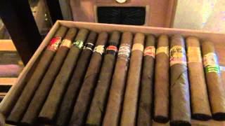 Cigar Humidor Tour  April 2014 Cigar Collection [upl. by Mahan944]