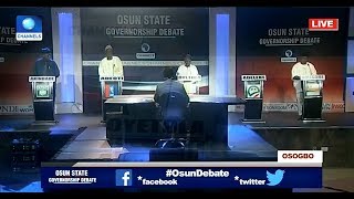 Osun Debate Pt1  Governorship Candidates Give Reasons For Ambition [upl. by Watson309]