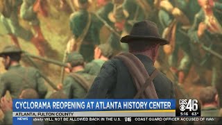 Cyclorama reopens at Atlanta History Center [upl. by Gregorius]