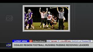 Coulee Region Football Rushing Passing Receiving Leaders [upl. by Hoffarth]