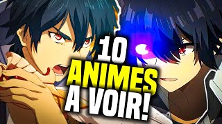 10 ANIMES INSANE A VOIR ABSOLUMENT  masterclass [upl. by Rodoeht]