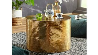 DIY Coffee Table Wayfair Inspired Diy Hammered Table Diy high end looks [upl. by Odnama]