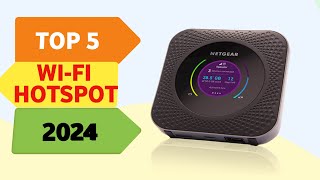 Top 5 Best Portable WiFi Hotspot For Travel 2024  Best 5G WiFi Router [upl. by Encrata780]