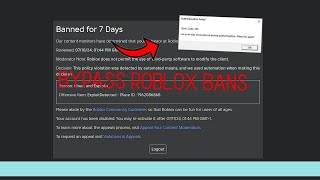 HOW TO FIX ERROR CODE 403 ROBLOX AND BYPASS ROBLOX BANS WORKING JULY 2024 ✅✅✅ [upl. by Bordy861]