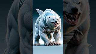 Imagine a creature  Polar bear and Shark  shorts animals polarbear shark animallover [upl. by Dietsche]