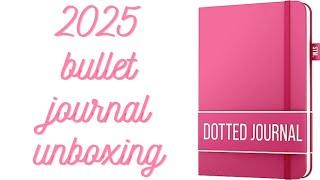 Unboxing my 2025 Bullet Journal from Scribbles That Matter not sponsored [upl. by Kline]