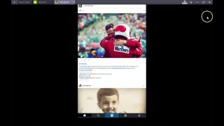 How To Upload Photos From PC To Instagram using Bluestacks 2016 [upl. by Yerbua]