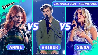 Annie Arthur amp Siena Full Showdowns Performances  The Voice Australia 2024 [upl. by Hannahoj]