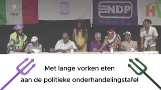 Simons Brunswijk Nain  Met lange vorken eten aan de politieke onderhandelingstafel [upl. by Yarezed]