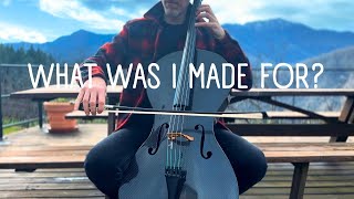 BILLIE EILISH  What was I made for for cello and piano COVER [upl. by Hailahk]