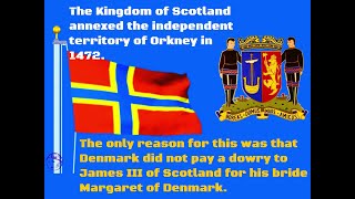 The national anthem of The Independent territory of Orkney IslandsThe territory est 875 [upl. by Lirba]