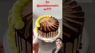 Kue bunga cantik cake pastelescreativos cakedecorating chocolatecake [upl. by Josefina]