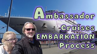 Ambassador Cruises Embarkation Process from Tilbury London [upl. by Asirrac]