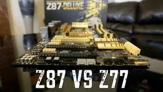 Z87 Haswell vs Z77 Ivy Bridge  Whats New [upl. by Marsha386]