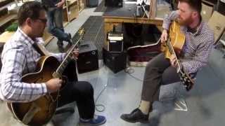 Perry Smith and John Storie playing through The Bud amp with 12quot extension cabinet [upl. by Aerdnaeel]