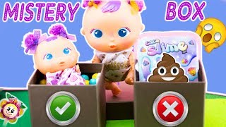 ¡BEBÉ BELLIE NO ELIJAS LA CAJA INCORRECTA Mystery Box Slime Challenge Reto de la caja misteriosa [upl. by Carlen]