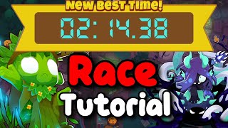 BTD6 Race Tutorial  guide  Ancient Strategies [upl. by Gentilis]