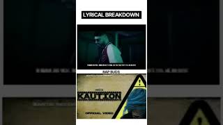 MINTA DISS TO KRSNA  kaution RAPPERS MACHAINGE4 KAUTION DISSTRACK RAPDISS LYRICAL BREAKDOWN [upl. by Eimam]