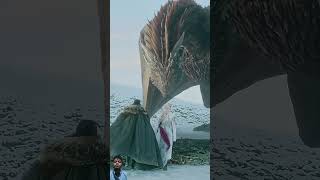 Deaneries targaryen vs Dragon Jonh Snow got houseofthedragon gameofthrones dragon daenerys [upl. by Nalyk]