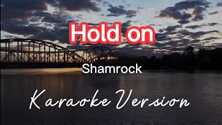 HOLD ON  SHAMROCK  KARAOKE VERSION [upl. by Fancy]