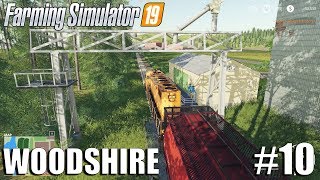 Delivering With The Train  Woodshire Timelapse 10  Farming Simulator 19 Timelapse [upl. by Bartholomeus]