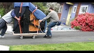 Making a Grand Piano Skid  Moving a Grand Upstairs [upl. by Lyrac]