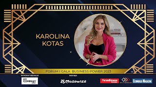 Forum BUSINESS POWER 2023 wywiad Karolina Kotas [upl. by Nefets]