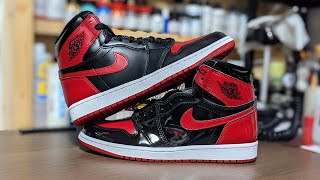 JORDAN1 Patent Bred をMatte Custom [upl. by Zenda]