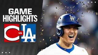 Reds vs Dodgers Game Highlights 51724  MLB Highlights [upl. by Llertnor299]