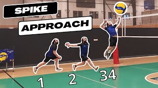 How to Spike a Volleyball Perfecting Your Timing volleyball [upl. by Mick]