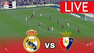 🔴LIVE Real Madrid FC VS Osasuna I ⚽LaLiga Round 13 2024 FULL MATCH🏆LIVE Streaming Today [upl. by Dlared]